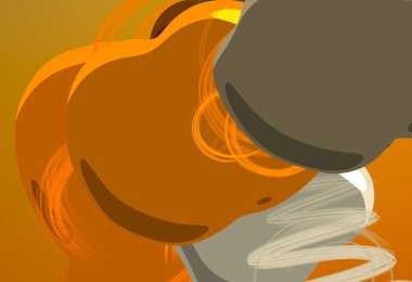 Soyut arka plan sanatı. 3 boyutlu illüstrasyon. Çok renkli arkaplan. Çağdaş sanat. Sanatsal dijital palet.