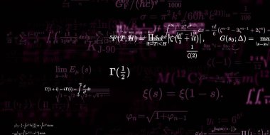 Formüllü matematik arkaplanı, kusursuz illüstrasyon   