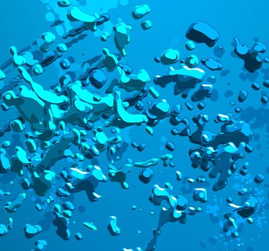 Soyut arka plan sanatı. 3 boyutlu illüstrasyon. Tuvalde fırça darbeleri. Çok renkli arkaplan. Çağdaş sanat. Sanatsal dijital palet.