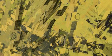 Soyut arka plan sanatı. 2D çizim. Etkileyici yağlı boya resim. Tuvalde fırça darbeleri. Modern sanat. Çok renkli arkaplan. Çağdaş sanat. İfade. Sanatsal dijital palet.