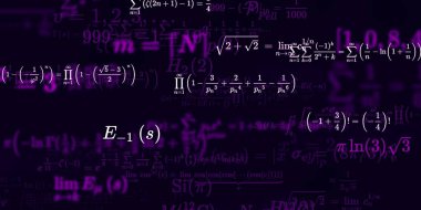Formüllü matematik arkaplanı, kusursuz illüstrasyon   