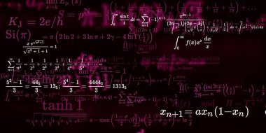 Formüllü matematik arkaplanı, kusursuz illüstrasyon   