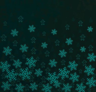 Kopya alanı için soyut noel arkaplanı, yeni yıl