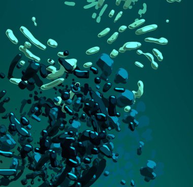 Soyut arka plan sanatı. 3 boyutlu illüstrasyon. Tuvalde fırça darbeleri. Çok renkli arkaplan. Çağdaş sanat. Sanatsal dijital palet.