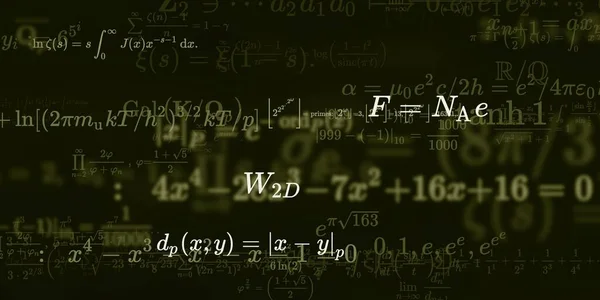 Sfondo Matematico Con Formule Illustrazione Senza Soluzione Continuità — Foto Stock