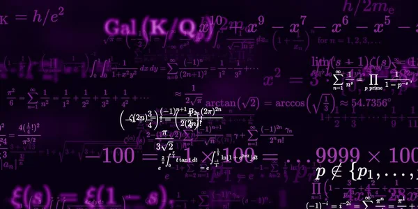 Historia Matemática Con Fórmulas Ilustración Perfecta — Foto de Stock