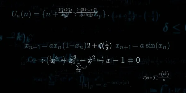 Historia Matemática Con Fórmulas Ilustración Perfecta —  Fotos de Stock