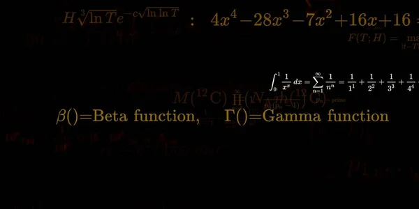 Historia Matemática Con Fórmulas Ilustración Perfecta —  Fotos de Stock