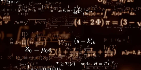Formüllü matematik arkaplanı, kusursuz illüstrasyon   