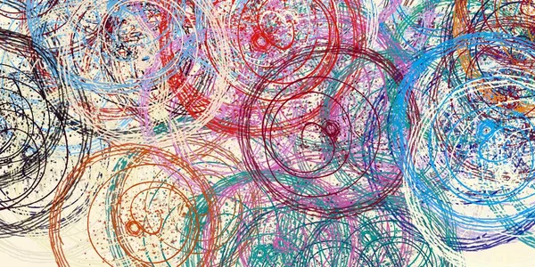 Soyut arka plan sanatı. 2D çizim. Etkileyici yağlı boya resim. Tuvalde fırça darbeleri. Modern sanat. Çok renkli arkaplan. Çağdaş sanat. İfade. Sanatsal dijital palet.