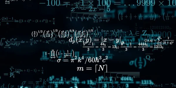 Formüllü matematik arkaplanı, kusursuz illüstrasyon   