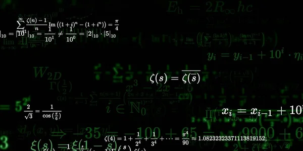 Sfondo Matematico Con Formule Illustrazione Senza Soluzione Continuità — Foto Stock