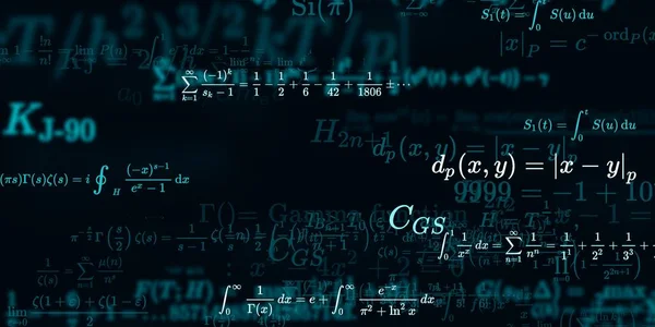 Formüllü Matematik Arkaplanı Kusursuz Illüstrasyon — Stok fotoğraf