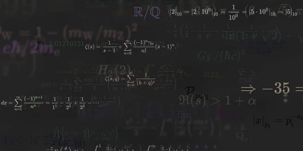 Historia Matemática Con Fórmulas Ilustración Perfecta —  Fotos de Stock