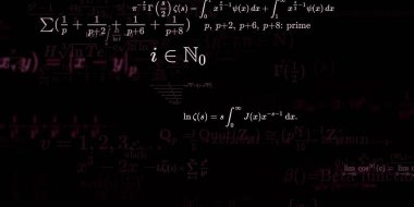 Formüllü matematik arkaplanı, kusursuz illüstrasyon   