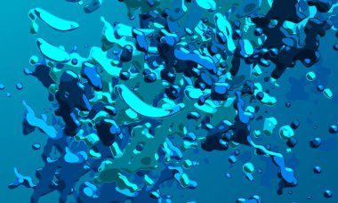 Soyut arka plan sanatı. 3 boyutlu illüstrasyon. Tuvalde fırça darbeleri. Çok renkli arkaplan. Çağdaş sanat. Sanatsal dijital palet.