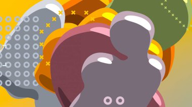 Soyut arka plan sanatı. 3 boyutlu illüstrasyon. Tuvalde fırça darbeleri. Çok renkli arkaplan. Çağdaş sanat. Sanatsal dijital palet.