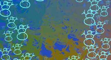 Kopya alanı için soyut noel arkaplanı, yeni yıl