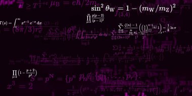 Formüllü matematik arkaplanı, kusursuz illüstrasyon   