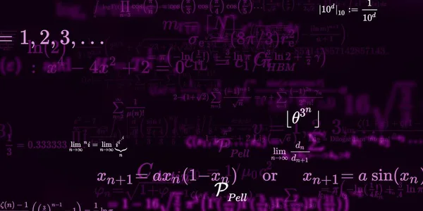 Formüllü Matematik Arkaplanı Kusursuz Illüstrasyon — Stok fotoğraf