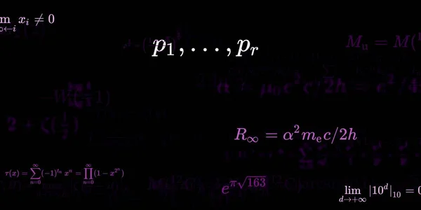 Formüllü Matematik Arkaplanı Kusursuz Illüstrasyon — Stok fotoğraf