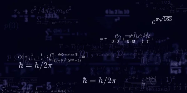 Historia Matemática Con Fórmulas Ilustración Perfecta — Foto de Stock