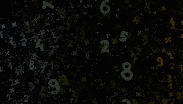 Math Ilustración Abstract Background Numbers Copy Space —  Fotos de Stock