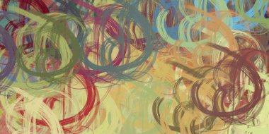 Soyut arka plan sanatı. 2D çizim. Etkileyici yağlı boya resim. Tuvalde fırça darbeleri. Modern sanat. Çok renkli arkaplan. Çağdaş sanat. İfade. Sanatsal dijital palet.