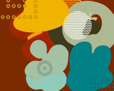 Soyut arka plan sanatı. 3 boyutlu illüstrasyon. Tuvalde fırça darbeleri. Çok renkli arkaplan. Çağdaş sanat. Sanatsal dijital palet.