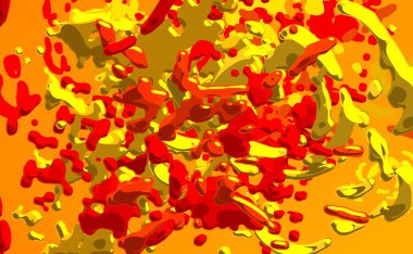 Soyut arka plan sanatı. 3 boyutlu illüstrasyon. Tuvalde fırça darbeleri. Çok renkli arkaplan. Çağdaş sanat. Sanatsal dijital palet.