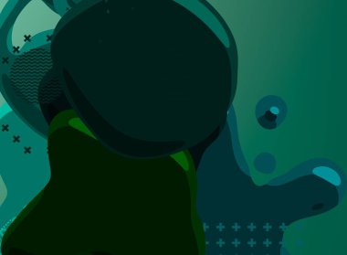 Soyut arka plan sanatı. 3 boyutlu illüstrasyon. Tuvalde fırça darbeleri. Çok renkli arkaplan. Çağdaş sanat. Sanatsal dijital palet.