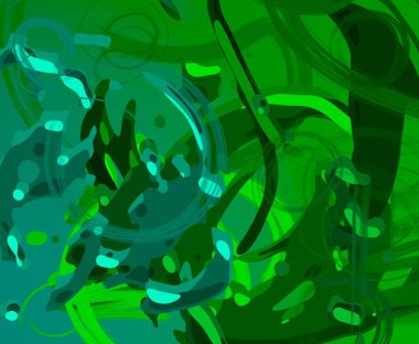 Soyut arka plan sanatı. 3 boyutlu illüstrasyon. Tuvalde fırça darbeleri. Çok renkli arkaplan. Çağdaş sanat. Sanatsal dijital palet.