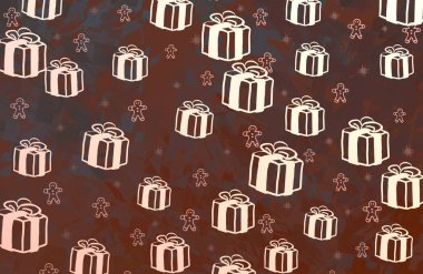 Kopya alanı için soyut noel arkaplanı, yeni yıl