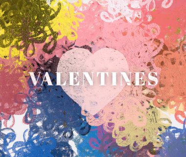 Soyut arka plan sanatı. 2D çizim. Etkileyici yağlı boya resim. Tuvalde fırça darbeleri. Modern sanat. Çok renkli arkaplan. Çağdaş sanat. İfade. Sanatsal dijital palet.