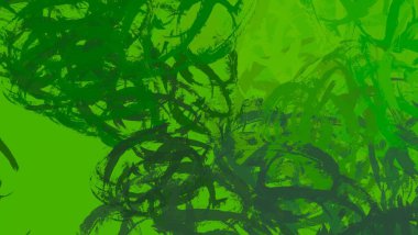 Soyut arka plan sanatı. 2D çizim. Etkileyici yağlı boya resim. Tuvalde fırça darbeleri. Modern sanat. Çok renkli arkaplan. Çağdaş sanat. İfade. Sanatsal dijital palet.