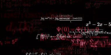 Formüllü matematik arkaplanı, kusursuz illüstrasyon   