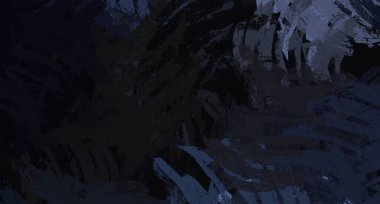 Soyut arka plan sanatı. 2D çizim. Etkileyici yağlı boya resim. Tuvalde fırça darbeleri. Modern sanat. Çok renkli arkaplan. Çağdaş sanat. İfade. Sanatsal dijital palet.