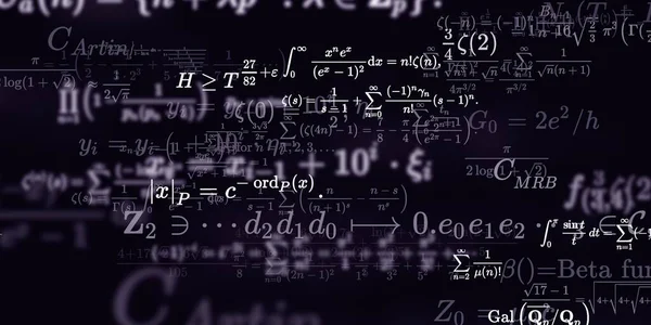 Historia Matemática Con Fórmulas Ilustración Perfecta —  Fotos de Stock