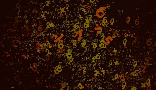 Math Ilustración Abstract Background Numbers Copy Space —  Fotos de Stock