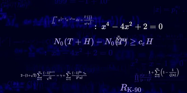 Formüllü Matematik Arkaplanı Kusursuz Illüstrasyon — Stok fotoğraf