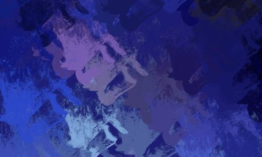 Soyut arka plan sanatı. 2D çizim. Etkileyici yağlı boya resim. Tuvalde fırça darbeleri. Modern sanat. Çok renkli arkaplan. Çağdaş sanat. İfade. Sanatsal dijital palet.