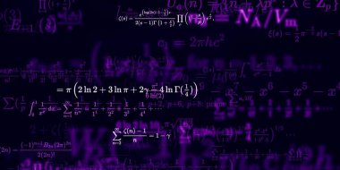 Formüllü matematik arkaplanı, kusursuz illüstrasyon   