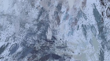 Soyut arka plan sanatı. 2D çizim. Etkileyici yağlı boya resim. Tuvalde fırça darbeleri. Modern sanat. Çok renkli arkaplan. Çağdaş sanat. İfade. Sanatsal dijital palet.