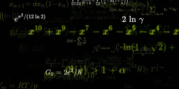 Historia Matemática Con Fórmulas Ilustración Perfecta —  Fotos de Stock