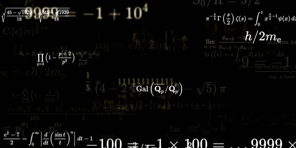 Historia Matemática Con Fórmulas Ilustración Perfecta —  Fotos de Stock