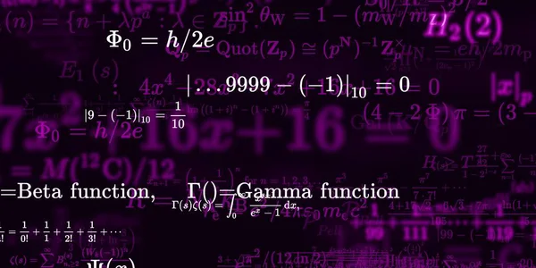 Historia Matemática Con Fórmulas Ilustración Perfecta —  Fotos de Stock