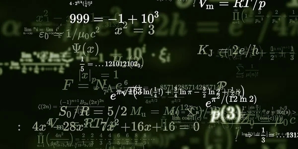 Sfondo Matematico Con Formule Illustrazione Senza Soluzione Continuità — Foto Stock