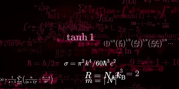 Formação Matemática Com Fórmulas Ilustração Perfeita — Fotografia de Stock