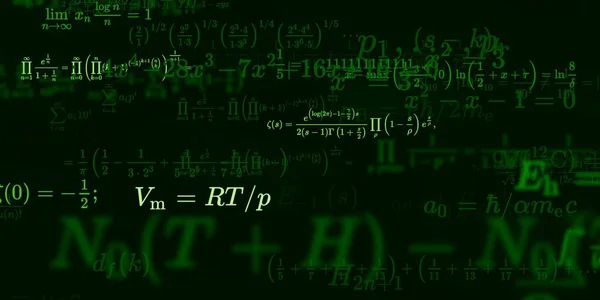 Tło Matematyczne Wzorami Bezproblemowa Ilustracja — Zdjęcie stockowe