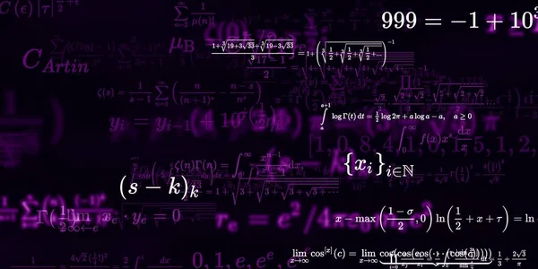 Historia Matemática Con Fórmulas Ilustración Perfecta —  Fotos de Stock